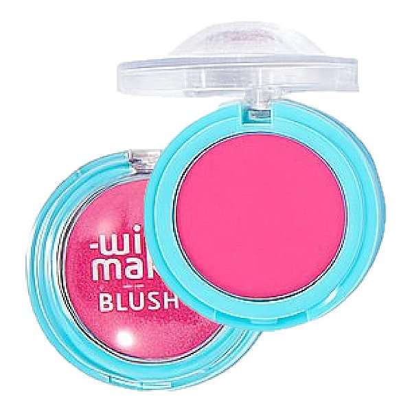Miss Rose - Blush Compacto Moon Rosa - Cor 01