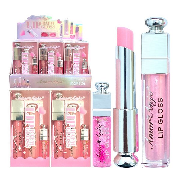 Amor Anjo - Kit Gloss Balm e Mini Gloss AMAB050 - 12 Und