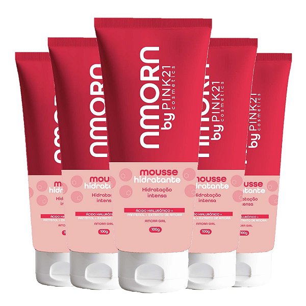 Pink 21 - Mousse Hidratante Amora Girl PK1031 - 06 Und