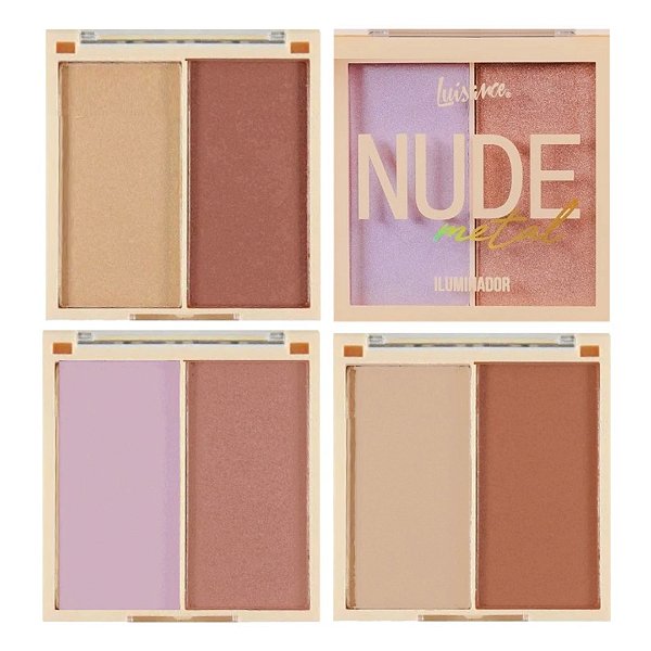 Luisance - Paleta de Iluminador Nude Metal L1103 - 03 Und