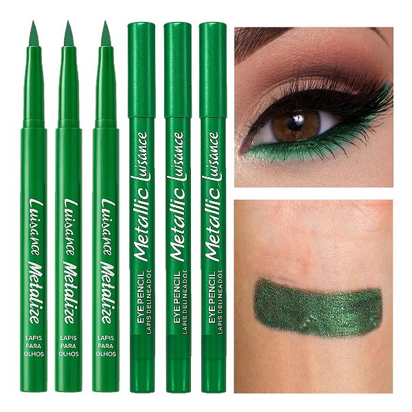 Luisance - Lapis para Olhos Metalico Verde  L5220 - 06 Und