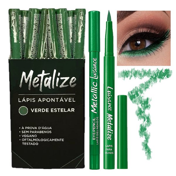 Luisance - Lapis para Olhos Metalico Verde  L5220 - 24 Und
