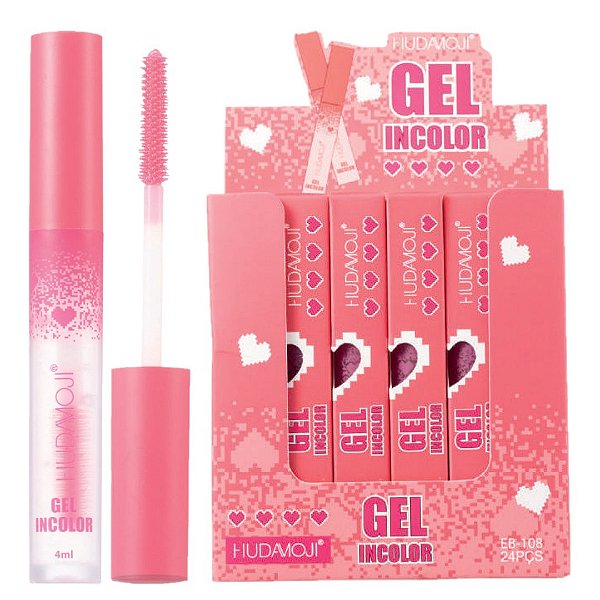 Hudamoji - Gel de Sobrancelha Incolor EB108 - 24 Und