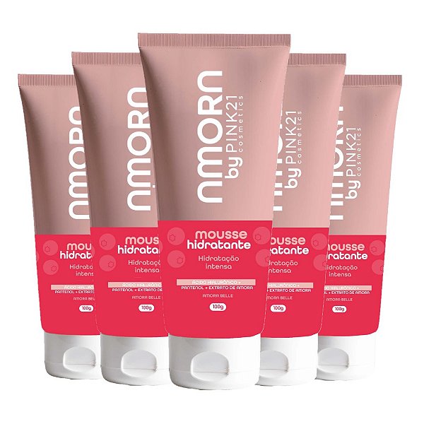 Pink 21 - Mousse Hidratante Amora Belle PK1030 - 12 Und