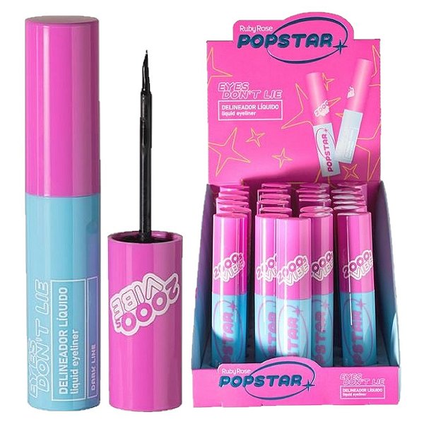 Ruby Rose - Delineador Liquido Pop Star HBE2101 - 24 Und