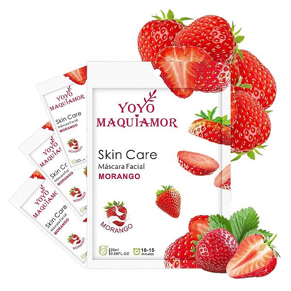 Yoyo Maquiamor - Mascara Facial de Morango  YYM121219