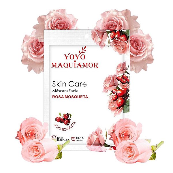 Yoyo Maquiamor - Mascara Facial de Rosa Mosqueta YYM121224