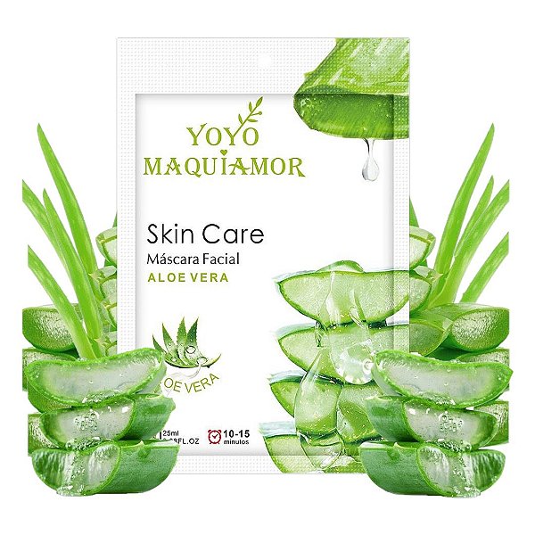Yoyo Maquiamor - Mascara Facial de Aloe Vera  YYM121220