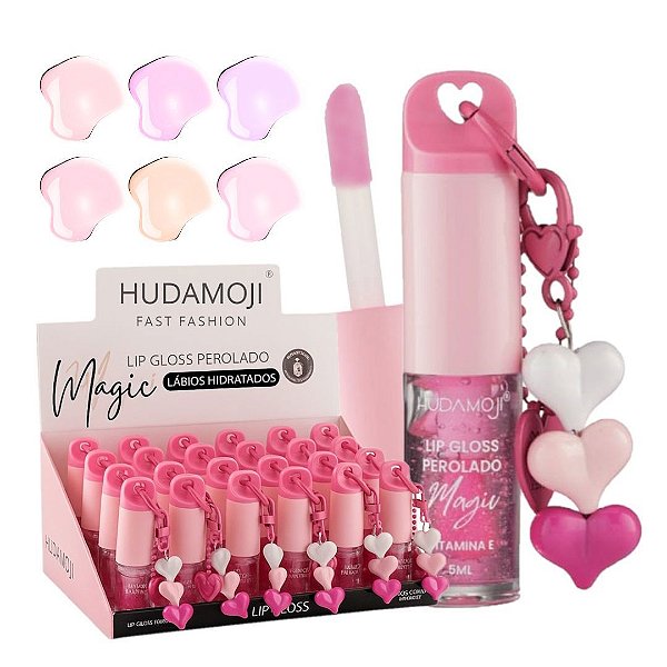 Hudamoji - Lip Gloss Perolado HDLPGL006 - 24 Und