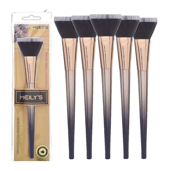 Meilys - Pincel para Contorno MP20F - 6 Und