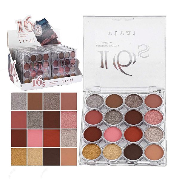 Vivai - Paleta de Sombras 16S 4075 - 12 Und