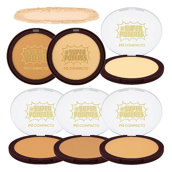 Super Poderes - Po Compacto Cores Claras SP0010ESF - 04 Und