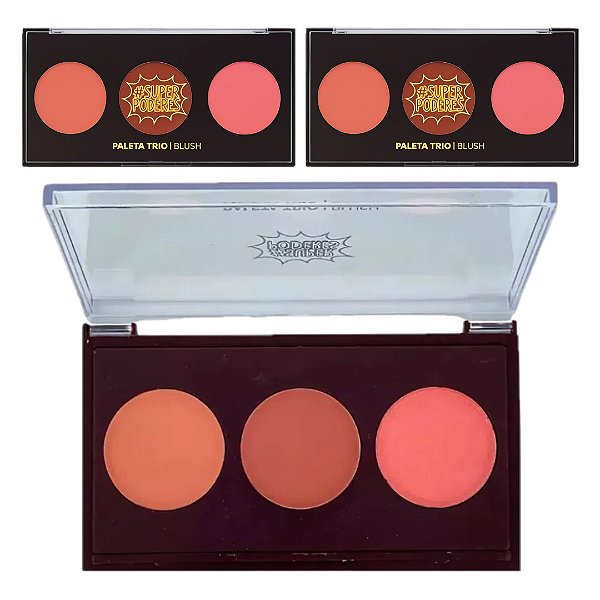 Super Poderes - Blush Contorno e Iluminador SP0014