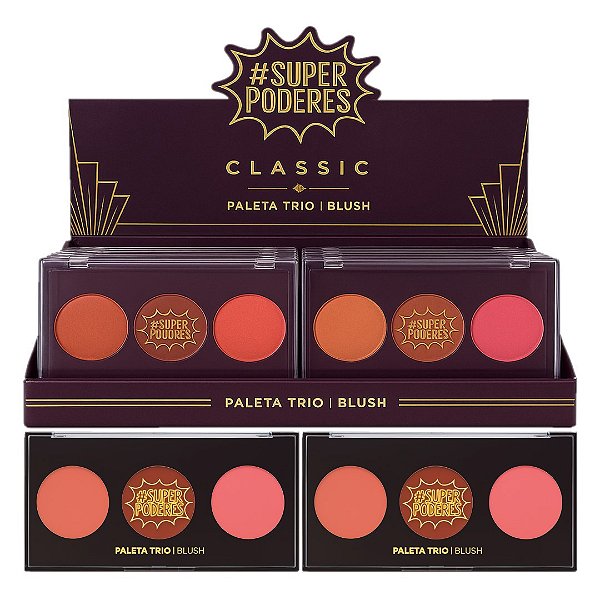 Super Poderes - Blush Contorno e Iluminador SP0014 - 18 Und