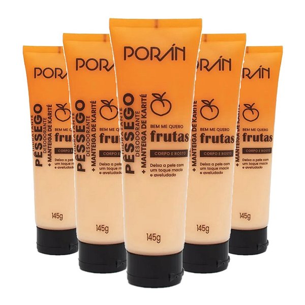 Poran - Hidratante Pessego Desodorante PR235 - 06 Und