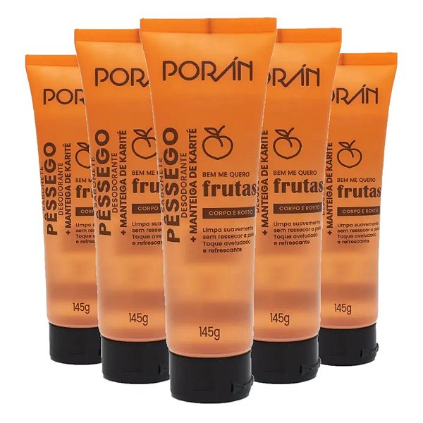 Poran - Sabonete Pessego Corpo e Rosto PR234 - 06 Und