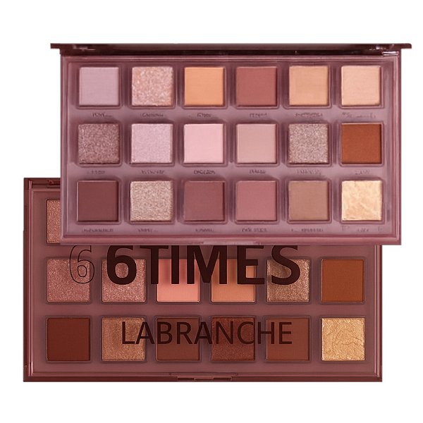 Labranche - Paleta de Sombras 6 Times 3 LA1115B - Cor B