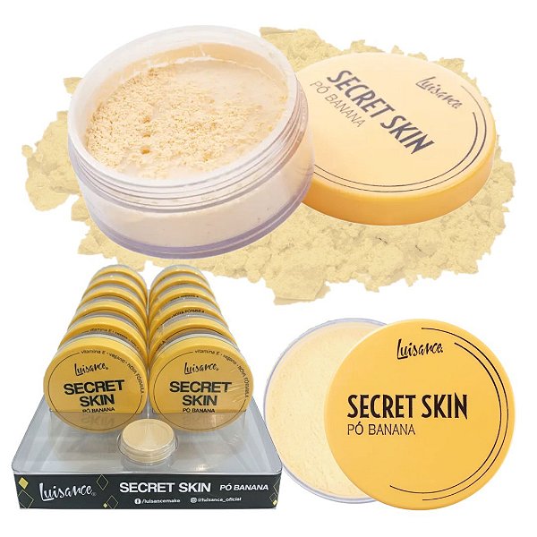 Luisance - Po Banana c/ Vitamina E Secret Skin L5017 - 12 Un