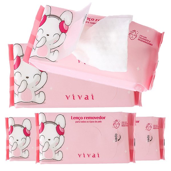 Vivai - Lenço Removedor Calmante Camomila e Aloe Vera 5071