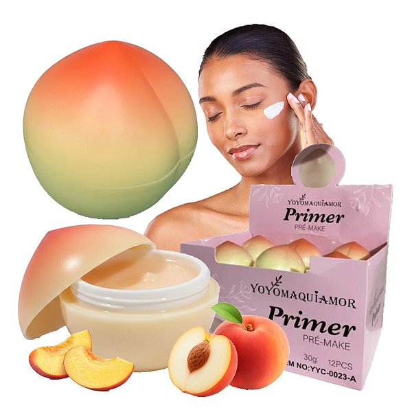 Yoyo Maquiamor - Pessego Primer Facial YYC0023A - 12 Und
