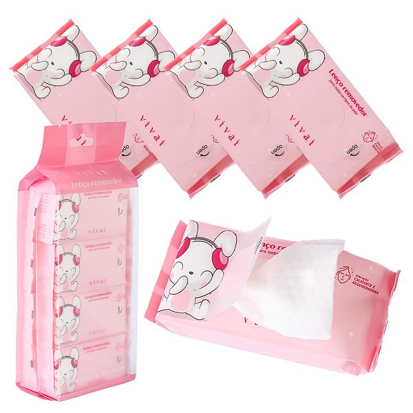 Vivai - Lenço Removedor Calmante Camomila e Aloe 5071 - 8 Un