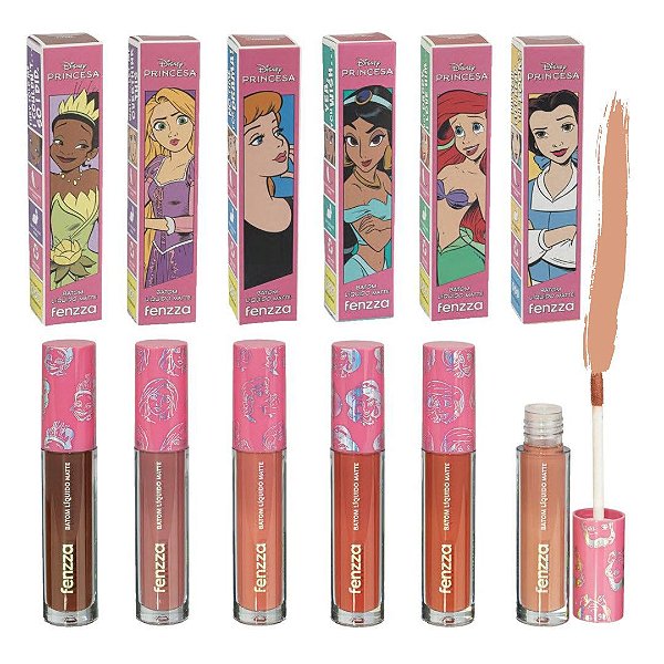 Fenzza - Batom Liquido Matte Princesa DIS108 - 06 Und