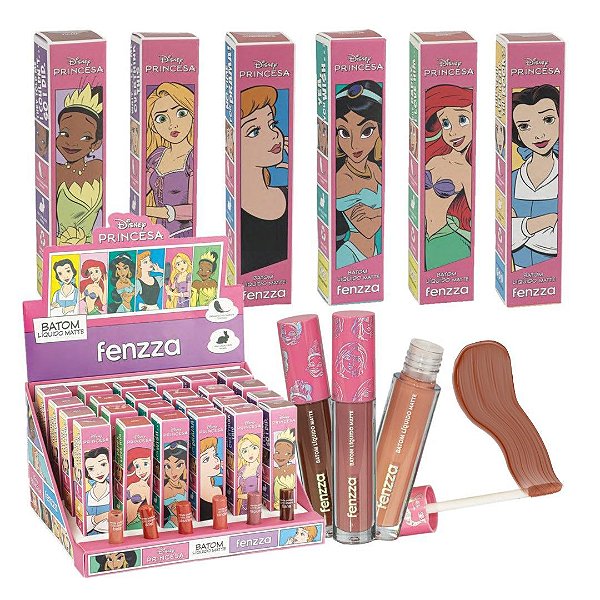 Fenzza - Batom Liquido Matte Princesa DIS108 - 24 Und