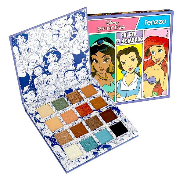 Fenzza - Paleta de Sombras Princesa Cartonada Roxa DIS130