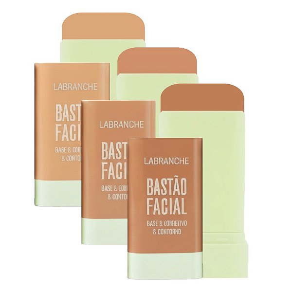 Labranche - Base Corretivo Contorno Bastão 3 em 1 LA7265B - 03 Und