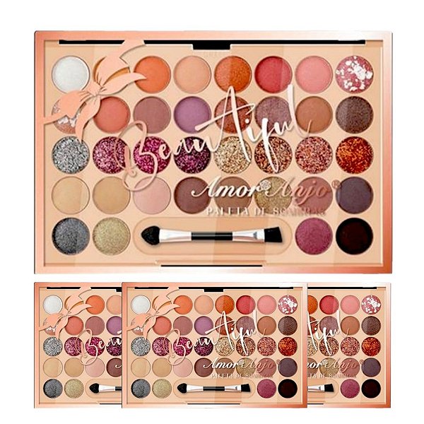 Amor Anjo - Paleta de Sombras Beautiful AMMS052 - 06 Und
