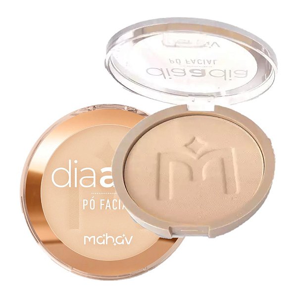 Mahav - Pó Facial Compacto Vegano Dia a Dia PFMV - Cor 01
