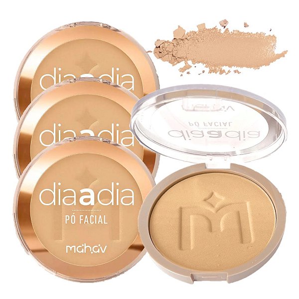 Mahav - Pó Facial Compacto Vegano Dia a Dia Cor 02 - 06 Und