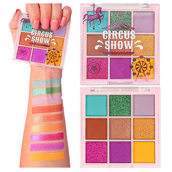SP Colors - Paleta de Sombras Circus Show SP386 - Cor B