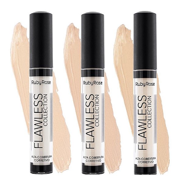 Ruby Rose - Corretivo Líquido Flawless HB8080 G1 Nude - 6 Und