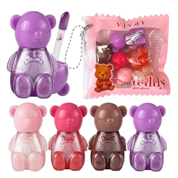 Vivai - Kit Mini Gloss Teddy Fofo 3332