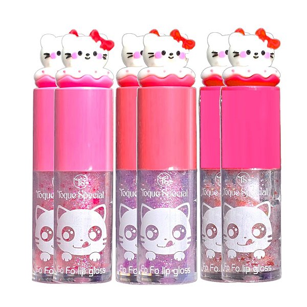 Toque Special - Lip Gloss Gatinho Fofo TS02023 - 06 Und