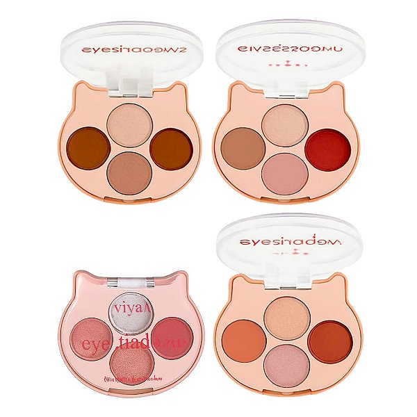 Vivai - Estojo de Sombras Gatinho 4126 - 04 Und