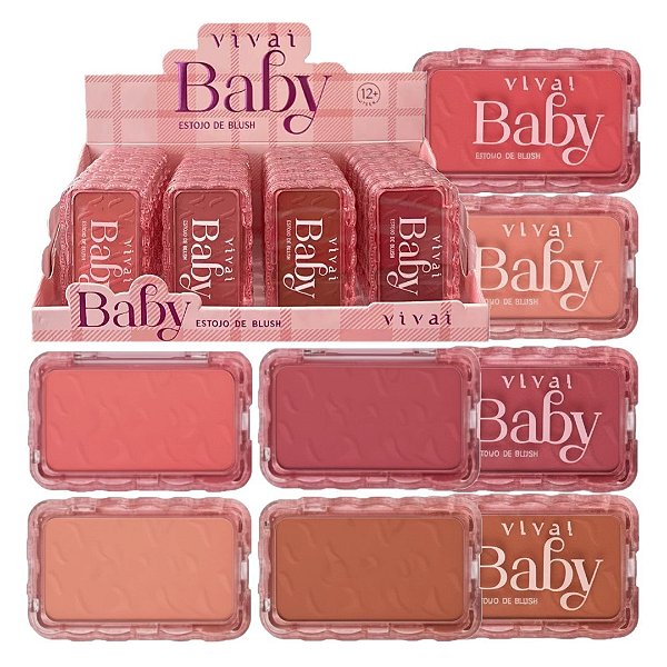 Vivai - Estojo de Blush Baby 4121 - 24 Und