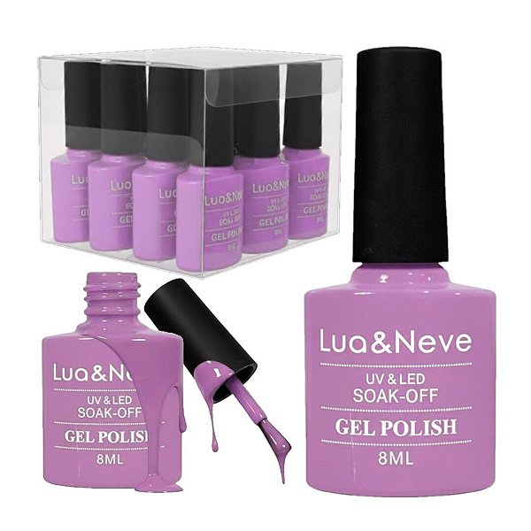 Lua e Neve - Esmalte Gel Polish Soak Off COR 08 - 12 Und