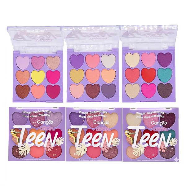 Jasmyne - Paleta de Sombras Pica Pau Amarelo JSJ12036 - 03 Und