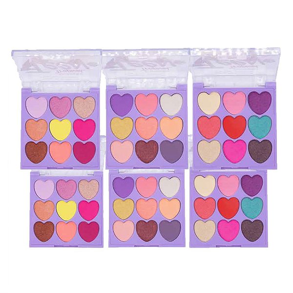 Jasmyne - Paleta de Sombras Pica Pau Amarelo JSJ12036 - 06 Und