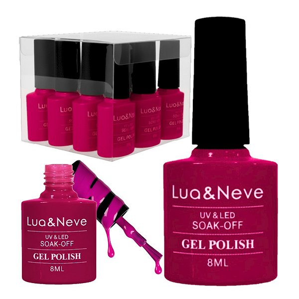 Lua e Neve - Esmalte Gel Polish Soak Off COR 09 - 12 Und