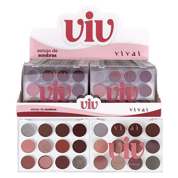 Vivai - Estojo de Sombras Cremosas 4118 - 24 Und