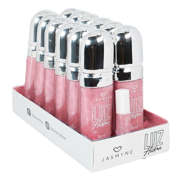 Jasmyne - Brilho Labial Coral Luz Hidra J0116C06 - 12 Und
