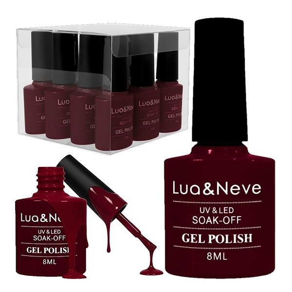 Lua e Neve - Esmalte Gel Polish Soak Off COR 11 - 12 Und