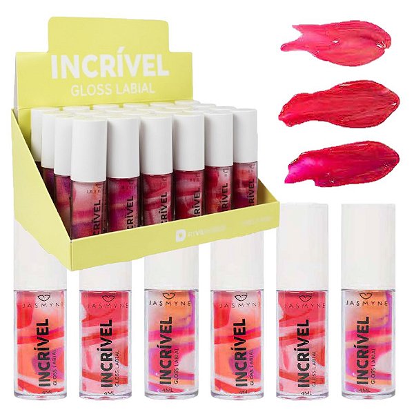 Jasmyne - Gloss Labial Incrivel JS03058 - 24 Und