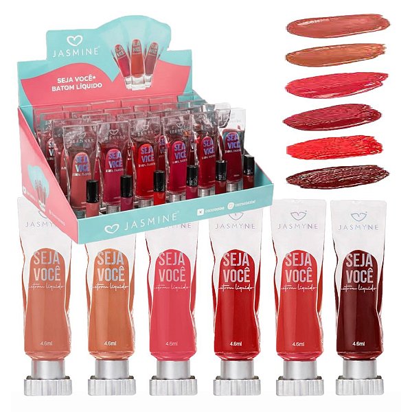 Jasmyne - Batom Liquido Seja Voce JS17009A - 24 Und