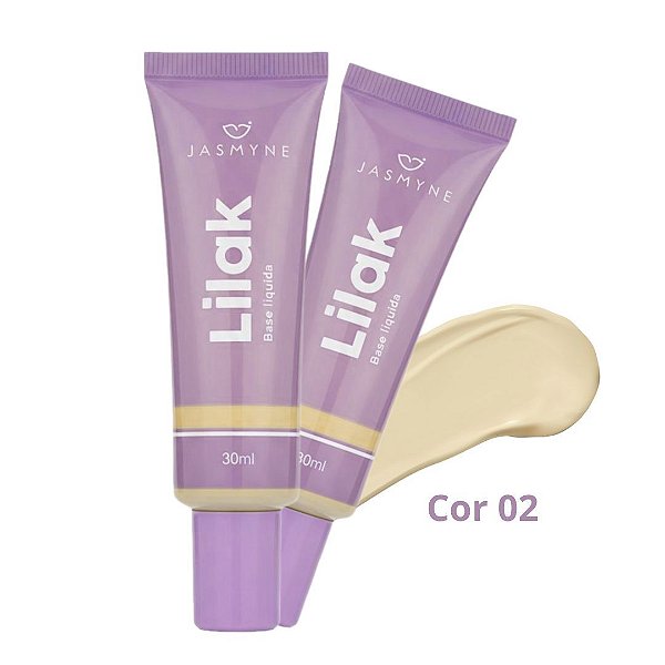 Jasmyne - Base Liquida Cores Claras Lilak JS08022 A - Cor 02