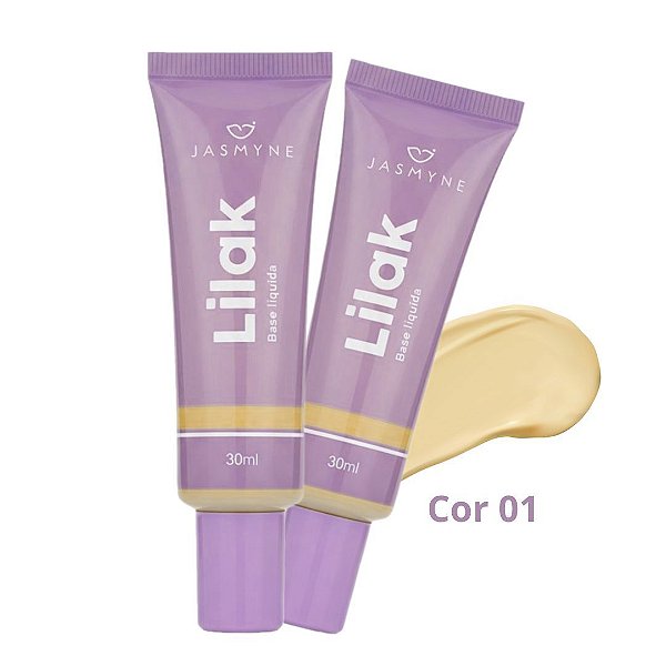 Jasmyne - Base Liquida Cores Escuras Lilak JS08022 B - Cor 1