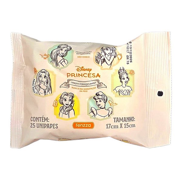 Fenzza - Lenços Demaquilantes Princesa DIS138